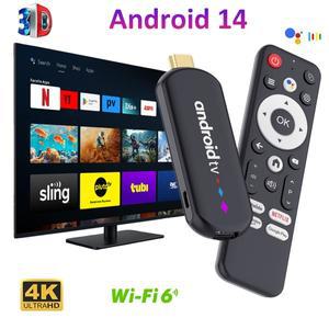 안드로이드 TV 스틱 H96 Max S905L3 구글 음성 비서 미디어 플레이어 셋톱박스 4K 스트리밍 지원 2GB 16GB
