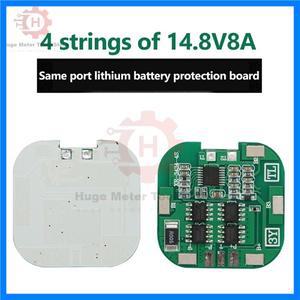 동일한 포트 연속 작업 8A 순간 보호 전류를 갖춘 4S 8A 14.8V 18650 리튬 배터리 충전 보호 보드