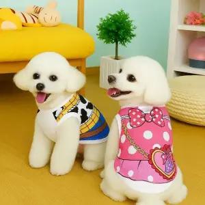 반려견 강아지 캐릭터 의상 댕댕이 티셔츠 (WFJ65BQ)