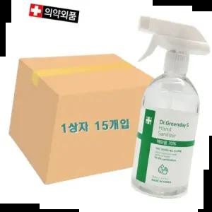 손소독제 스프레이 에탄올70% 1상자 15개입 500ml