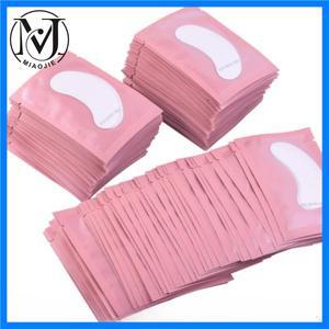 MJ 100pairs 눈 패치 속눈썹 확장 속눈썹 아래 가짜 속눈썹 스티커 속눈썹 확장 용품 속눈썹 구축 패치