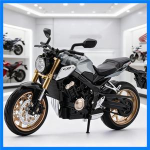1:12 CB650R E-클러치 합금 다이캐스트 오토바이 모델 차량 컬렉션 사운드 및 라이트 오프로드 오토바이 장