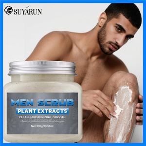 SUYARUN 남성용 바디 스크럽 엑스폴리에이터 - 딥 클렌징 엑스폴리에이션 오일 컨트롤 천연 숯으로 죽은 피