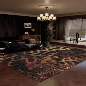 느긋함 여유로운 분위기 카페트 러그 거실 침실 소파 테이블 대형 매트