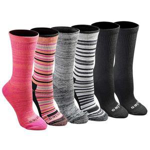 디키스 여성용 드라이테크 수분 조절 크루 양말(6켤레 및 12켤레)