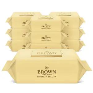 브라운 프리미엄 물티슈 리필형 72매 10팩 1EA 447058