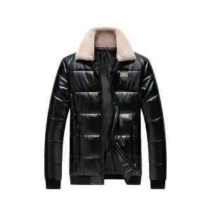 쉬헐크 남성 남친 잠바 블루종 항공 가죽옷 가을 겨울 트렌드 도톰 자켓 점퍼 보온 캐주얼 쇼트 코트 KKE4