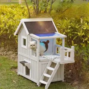 집 야외 개집 비닐 실외개집 나무 집