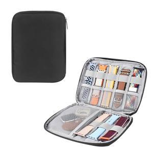 시계 밴드 정리함, 보관 케이스, 방수 스마트 정리함 및 액세서리용 여행 가방, 핀, 케이블, 이어폰 블랙