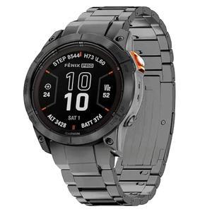 Tactix 8 51mm /Institute 3 50mm /Fenix /7X Pro /6X Pro, 47mm /7/6 /Forerunner 965에 호환되는 22mm 금속 퀵