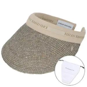 25FW 여성 비앙카 바이저햇 이클립스멜란지네츄럴로고 더스트백 포함 HAT50265 ECLIPSEMELANGENATLOGO PKG