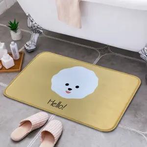 DAYA 감성 발매트 강아지헬로 욕실 주방 화장실 발매트 현관 러그 국내생산
