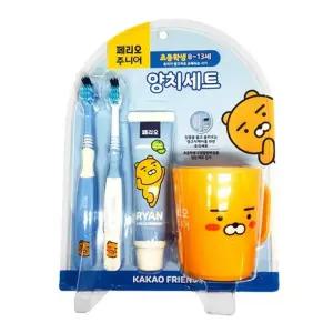 신학준비물 치약 라이언 어린이집 칫솔 캐릭터 유아 어린이집.신학준비 세트