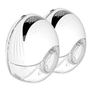 웨어러블 유축기 210ML 대용량 핸즈프리 전동 BPA 디스플레이 4가지 모드 & 강도 조절