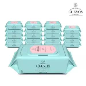 [클레보스] 넘버원 민트 물티슈 캡형 74매 20팩 435993