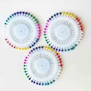 재봉용 시침핀 120개 봉제핀 원단 고정 핀 손재주 필수 아이템 (WFJ67OK)