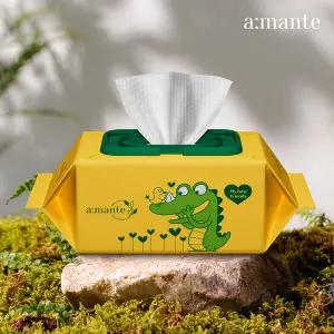 아망떼 두꺼운 프리미엄 70평량 고평량 물티슈 70gsm 72매 10팩 436043