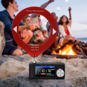 SI4732 0.5-108mhz 휴대용 라디오 AM 포켓 미니 화면 모든 밴드 수신기