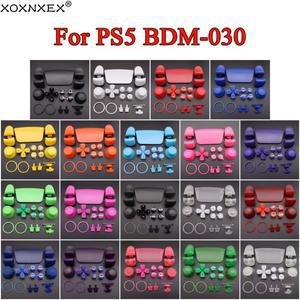 [호환품]1세트 교체 버튼 D 패드 L1 R1 L2 R2 트리거 PS5 V3 3.0 BDM-030 컨트롤러 용 키 액센트 링