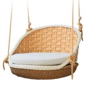 야외 흔들 그네 마당 야외용 부품 라탄 벤치 체어 테라스