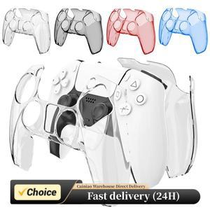 [호환품]PS5 듀얼센스 컨트롤러  슬림 클리어 호환 PC 분리형 보호 케이스 투명 커버 플레이스테이션5 게임