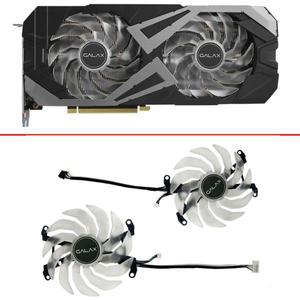 갤럭시 KFA2 RTX 3060 EX 그래픽용 냉각 선풍기 102mm GFY10015H12SPA 4 핀 6 RTX3070 GPU 리뉴얼