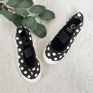 [셀러허브 패션]여아 도트장식 밴딩단화 키즈신발 (170만 가능)