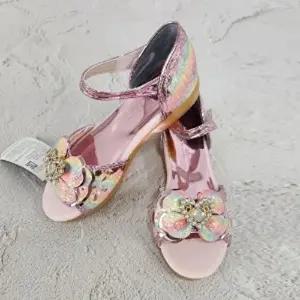 [셀러허브 패션]LED 여아샌들 스톤펄 찍찍이 여아구두 (190만 가능)