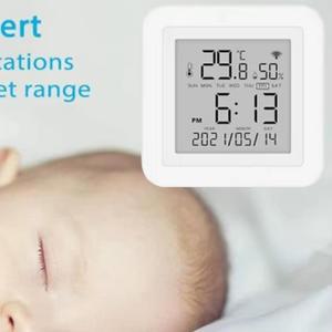 Tuya WiFi 스마트 온도계 USB/배터리 전원 센서 실내 디지털 측정기