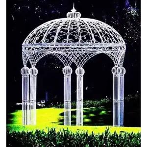 장미넝쿨지지대 철제 아치 정원꾸미기 지지대 돔 울타리 오벨리스크 지주