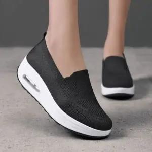 니트 삭스 스니커즈 편한 여성 슬립온 WFGS25Z