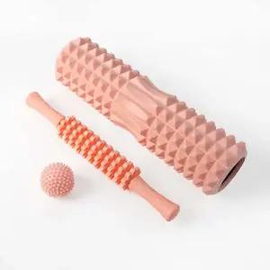 릴렉스 마사지볼+마사지스틱+폼롤러 세트(45cm)지압볼 생활용품 가정용품 생필품