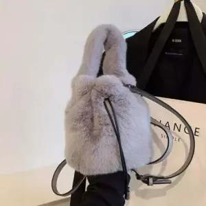 겨울 방한 미니토트백 스타일 크로스백 한복가방 버킷