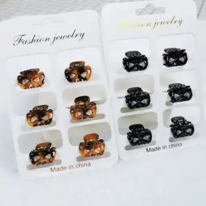 여성 유아 헤어핀 리본 모양 미니 집게핀 머리핀 헤어핀 여성헤어핀 머리핀