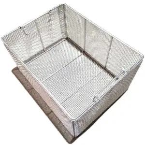 대형 채반 사각 필터 스테인리스 세척바구니 씻는 공장