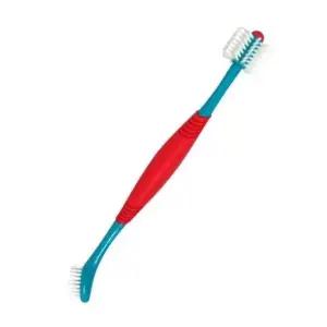 애완견용 다용도 청결 브러쉬 360도 애견 칫솔 반려동물 위생 관리용품 (WFK6NYW)