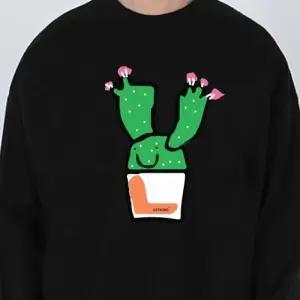 키밍 cactus 맨투맨 가을 기본 데일리 캐주얼 커플룩 W4C8925