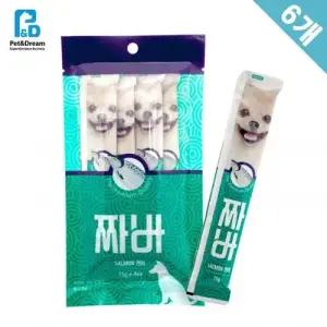 노령견 편안한장 짜먹는 유산균 연어 x6 W4CB5BA