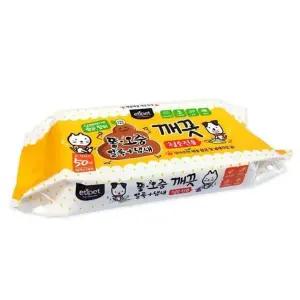 에티펫 똥 오줌 깨끗티슈 50매 반려동물 물티슈 강아지물티슈 고양이물티슈