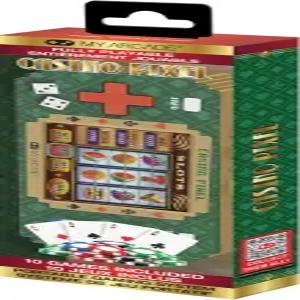 내 아케이드 카지노 픽셀 비디오 게임 휴대용 키체인 포커 슬롯 머신