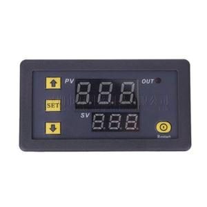 20pcs 12v24v220v 지연 타이머 W3230 무한 사이클 듀얼 디지털 디스플레이 시간 모듈