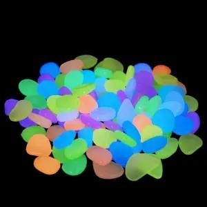 컬러 야광 자갈 어항 돌 정원 200p 수족관돌 컬러조약돌 정원용품 어항장식