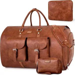 여행용 의류 가방 남성 컨버터블 캐리 더플백 3Pcs 위켄더 2개 걸이형 여행 1개 포함