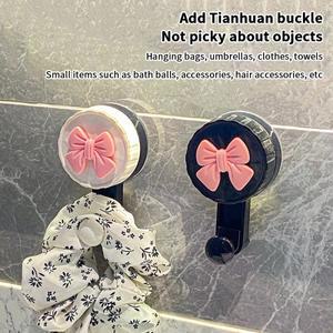 라포식 흔적  진공 흡착 컵 후크 가정용 무타공 다기능 벽걸이 열쇠 옷걸이 욕실 주방용