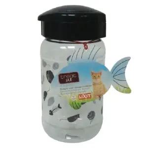 고양이 간식 보관 용기 473ml 애완동물 건강 보관함 실리콘 밀폐 (WFK6PNY)