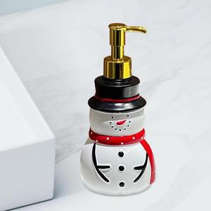 라포식 눈사람 비누 디스펜서 크리스마스 선물 기숙사 화장실용