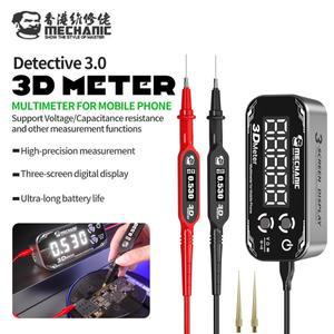 MECHANIC 3D METER Detective 3.0 전압 커패시턴스 저항 측정 도구용 3화면 디지털 디스플레이 멀티미터