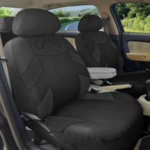 자동차 트럭 SUV 밴 폴리에스테르 전면  후면 보호 장치용 하이 범용 시트 커버 풀 세트