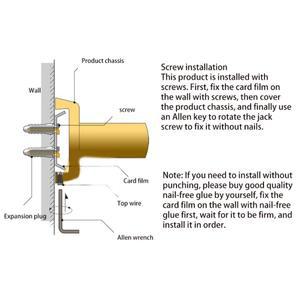 라포식 타원형 빈티지 수건 걸이 황동 반지 벽 마운트 홀더 골동품 공예 바 주방 욕실 하드웨어 Au09 21