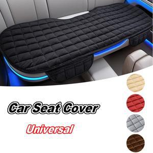 자동차 시트 커버 뒷좌석 플록 천 쿠션 미끄럼 방지 겨울 보호 매트 패드 보온 범용 트럭 SUV 밴용